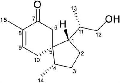 Acorenone C: A New Spiro-Sesquiterpene from a Mangrove-Associated Fungus, Pseudofusicoccum sp. J003